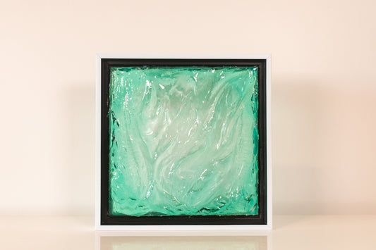 Waves of Resin (emerald green)